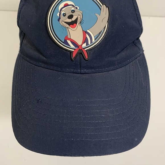 New Ocean Park Hong Kong Baseball Cap Hat Blue Embroidered Strap  Theme - Picture 2 of 11